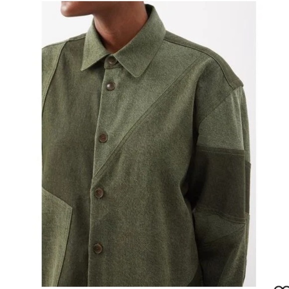 NWT ETRO Vanessa Patchwork Denim Button Up Shirt - Picture 3 of 15